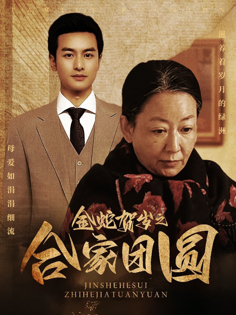 金蛇贺岁之合家团圆封面图